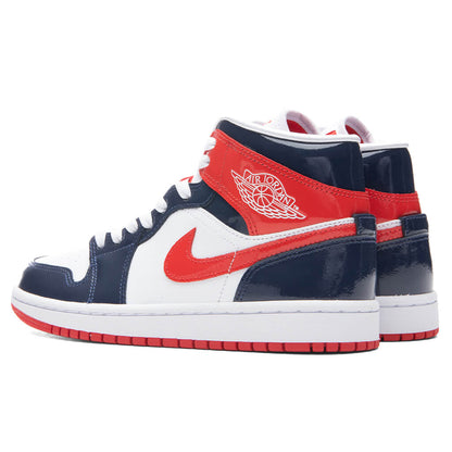 Women's Air Jordan 1 Mid SE - Midnight Navy/University Red