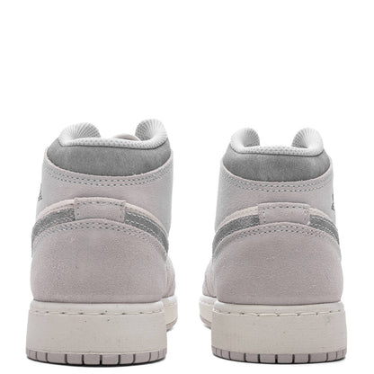 Air Jordan 1 Mid SE (GS) - Neutral Grey/Smoke Grey/Sail
