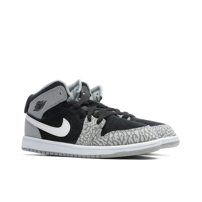 Air Jordan 1 Mid SE (PS) - Black/University Red/White