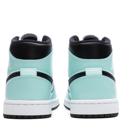 Women's Air Jordan 1 Mid - Light Dew/Black