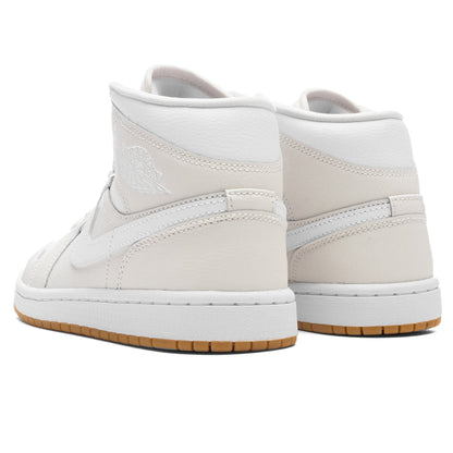Women's Air Jordan 1 Mid - Phantom/White/Gum Light