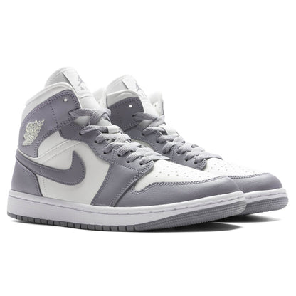 Women's Air Jordan 1 Mid - Sail/Stealth/White