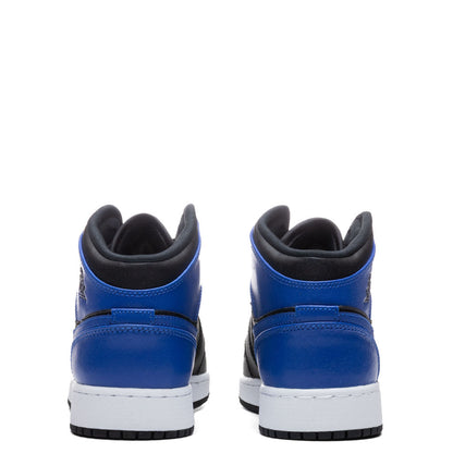 Air Jordan 1 Mid (GS) - Black/Hyper Royal