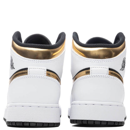 Air Jordan 1 Mid (GS) - White/Multi