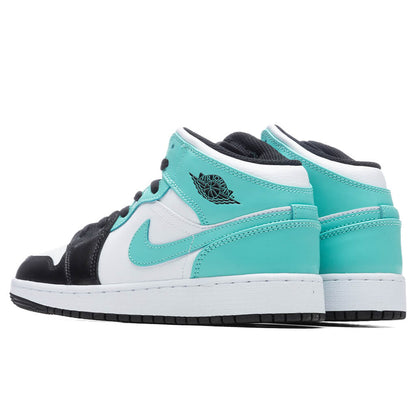 Air Jordan 1 Mid (GS) - White/Tropical Twist