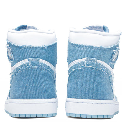 Women's Air Jordan 1 Retro Hi OG - White/Boarder Blue/Metallic Gold