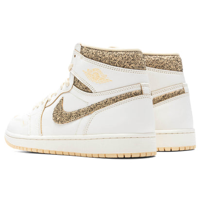 Air Jordan 1 Retro High OG Craft Vibrations of Naija - Sail/Pale Vanilla/Black