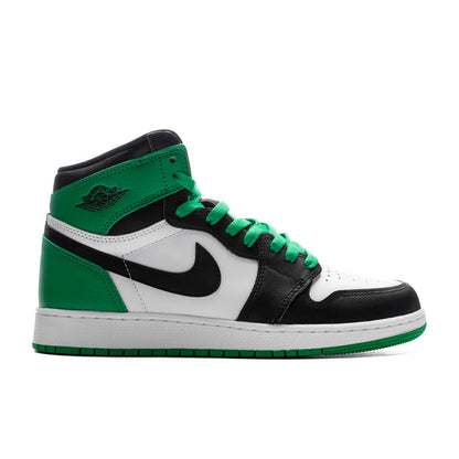 Air Jordan 1 Retro High OG (GS) - Black/Lucky Green/White