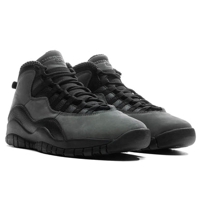 Air Jordan 10 Retro 'Shadow' - Charred Grey/True Red/Black