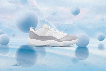 Air Jordan 11 Retro Low Cement Grey - White/University Blue/Cement Grey