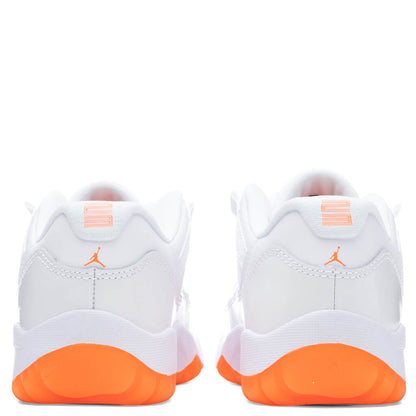 Air Jordan 11 Retro Low (PS) - White/Bright Citrus