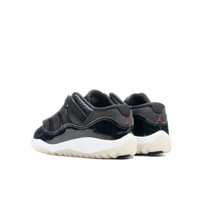 Air Jordan 11 Retro Low (TD) '72-10' - Black/Gym Red/White