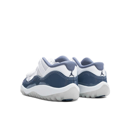 Air Jordan 11 Retro Low (TD) - White/Midnight Navy/Diffused Blue