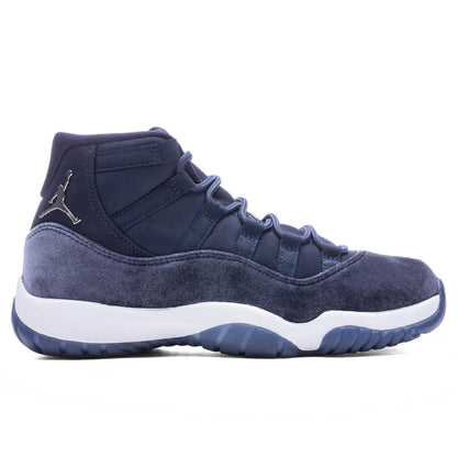 Women's Air Jordan 11 Retro - Midnight Navy/Metallic Silver/White