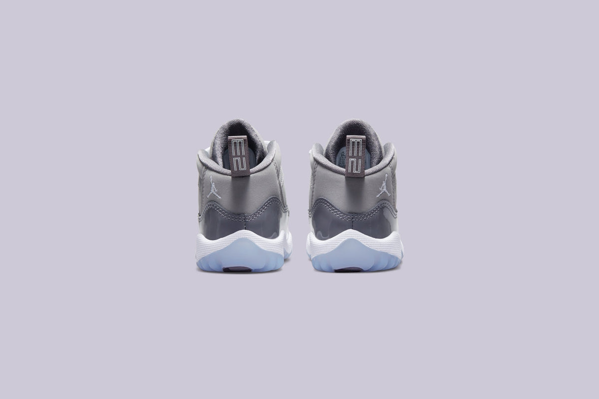 Air Jordan 11 Retro (TD) "Cool Grey" - Medium Grey/White
