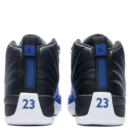 Women's Air Jordan 12 Retro - Black/Hyper Royal/Metallic Silver