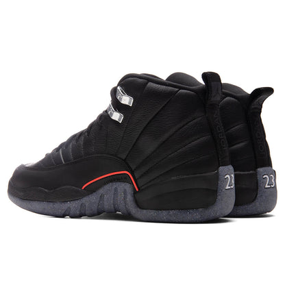 Air Jordan 12 Retro 'Utility' (GS) - Black/Bright Crimson