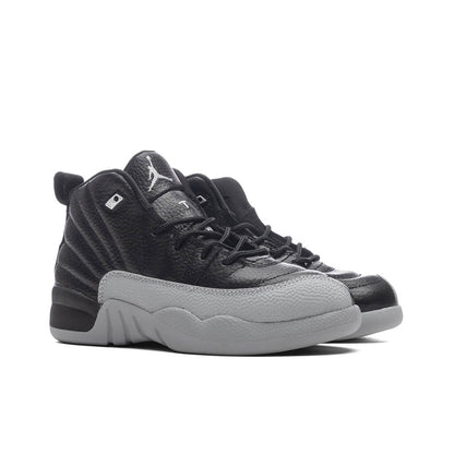 Air Jordan 12 Retro (PS) Barons - Black/Wolf Grey/White