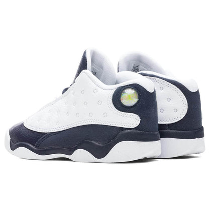 Air Jordan 13 Retro (TD) 'Obsidian' - White/Dark Powder Blue