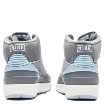 Women's Air Jordan 2 Retro - Cool Grey/Ice Blue