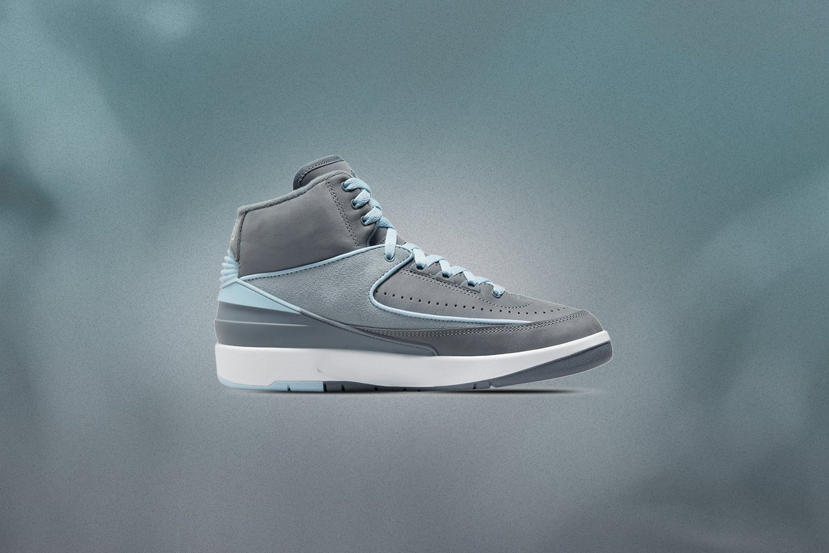 Women's Air Jordan 2 Retro - Cool Grey/Ice Blue