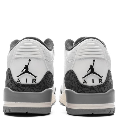 Air Jordan 3 Retro 'Grey Cement' - Summit White/Fire Red/Cement Grey
