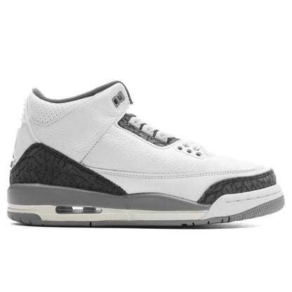 Air Jordan 3 Retro (PS) - Summit White/Fire Red/Cement Grey