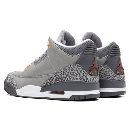 Air Jordan 3 Retro "Cool Grey" - Silver/Sport Red