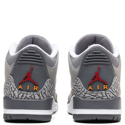 Air Jordan 3 Retro "Cool Grey" - Silver/Sport Red