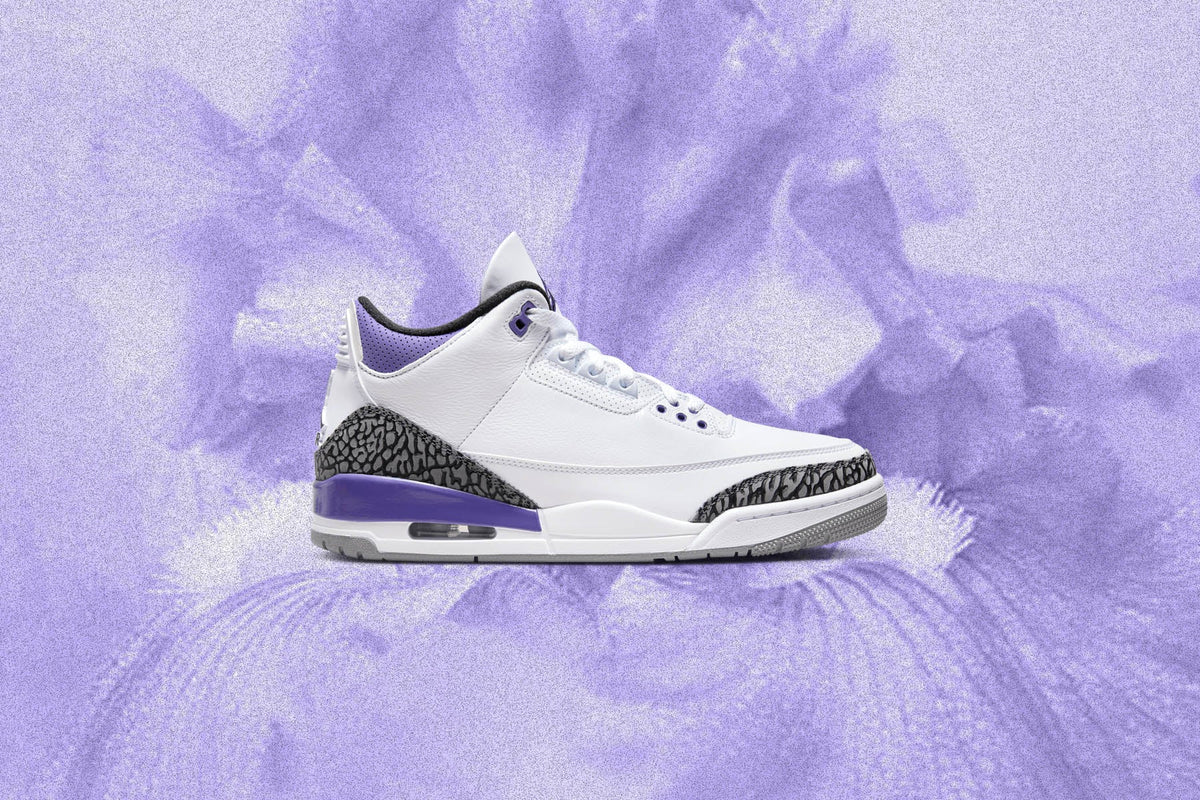 Air Jordan 3 Retro - White/Black/Dark Iris