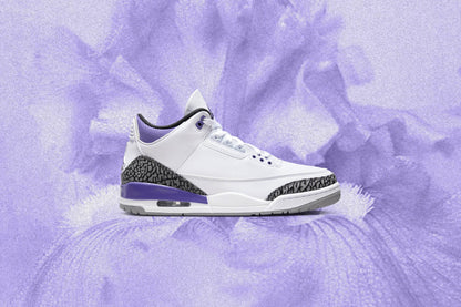 Air Jordan 3 Retro - White/Black/Dark Iris