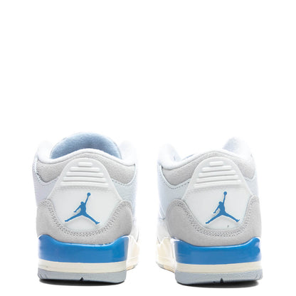 Air Jordan 3 Retro 'Lucky Shorts' (PS) - Summit White/Hydrogen Blue/Legend Blue