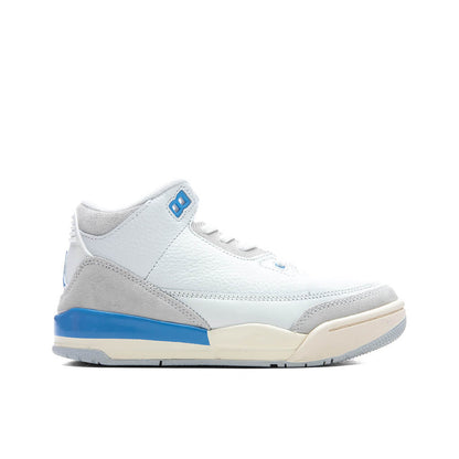 Air Jordan 3 Retro 'Lucky Shorts' (PS) - Summit White/Hydrogen Blue/Legend Blue