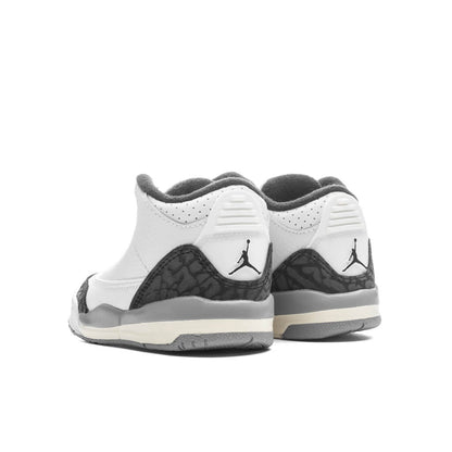 Air Jordan 3 Retro (TD) - Summit White/Fire Red/Cement Grey