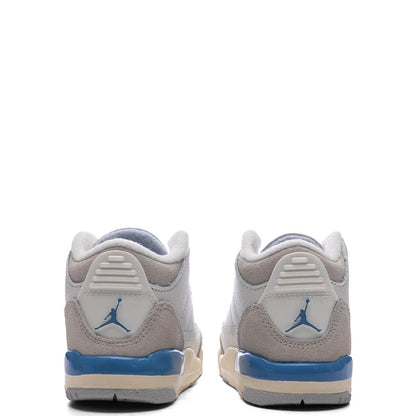Air Jordan 3 Retro 'Lucky Shorts' (TD) - Summit White/Hydrogen Blue/Legend Blue