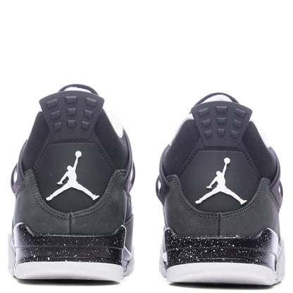Air Jordan 4 Retro 'Fear' - Black/White/Anthracite/Black