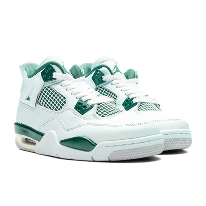 Air Jordan 4 Retro (GS) 'Oxidized Green' - White/Oxidized Green/White