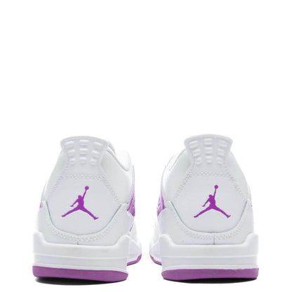 Jordan 4 Retro (PS) - White/Hyper Violet