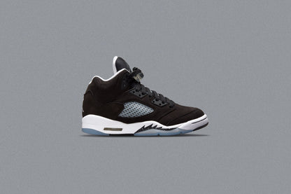 Air Jordan 5 Retro (GS) 'Oreo' - Black/Cool Grey