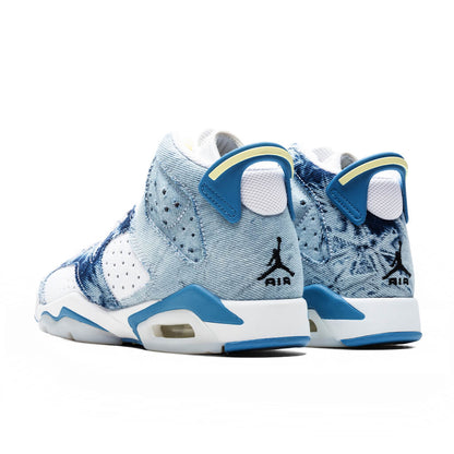 Air Jordan 6 Retro (GS) - White/Dutch Blue/Citron Tint