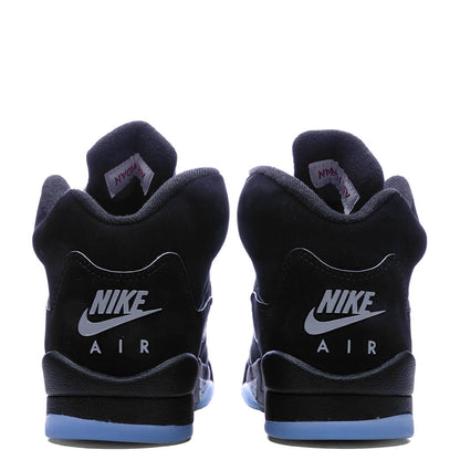 Air Jordan 5 Retro OG 'Black Metallic Reimagined' (GS) - Black/White/Metallic Silver/Fire Red