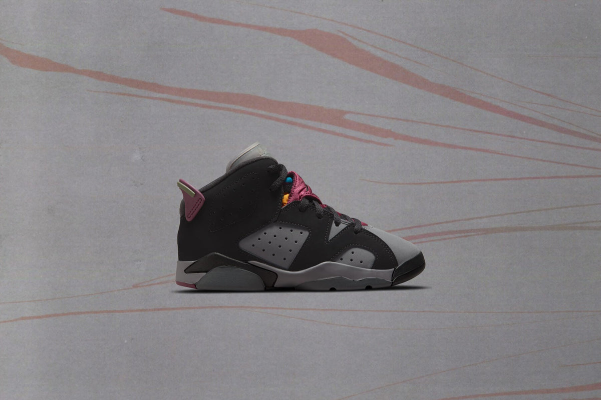 Air Jordan 6 Retro (PS) 'Bordeaux' - Black/Bordeaux/Light Graphite