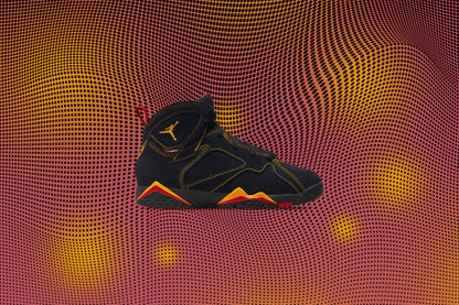 Air Jordan 7 Retro (PS) 'Citrus' - Black/Citrus/Varsity Red