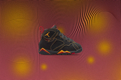 Air Jordan 7 Retro (TD) 'Citrus' - Black/Citrus/Varsity Red