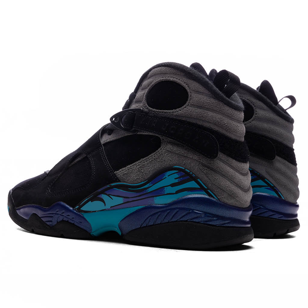 Air Jordan 8 Retro 'Aqua' - Black/Multi Color