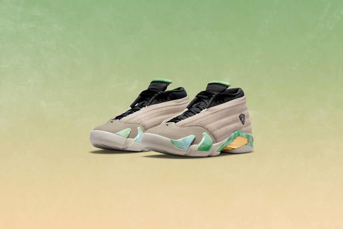 Air Jordan x Aleali May Women's 14 Retro Low SP - Light Sand/White