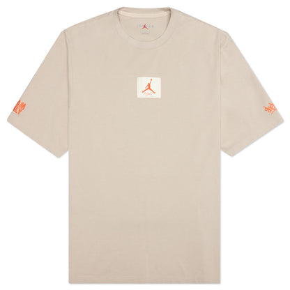 Air Jordan x Shelflife T-Shirt - Rattan/Total Orange