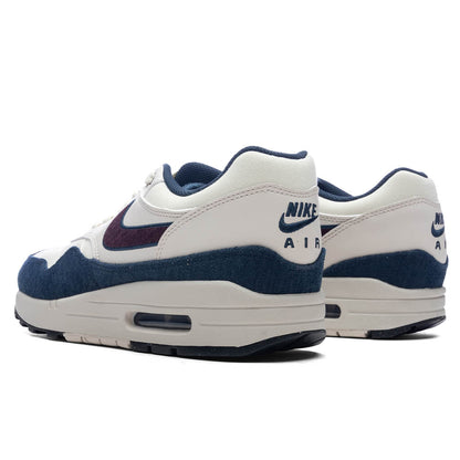 Air Max 1 - Coconut Milk/Burgundy Crush/Armory Navy