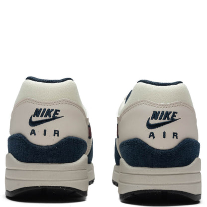 Air Max 1 - Coconut Milk/Burgundy Crush/Armory Navy