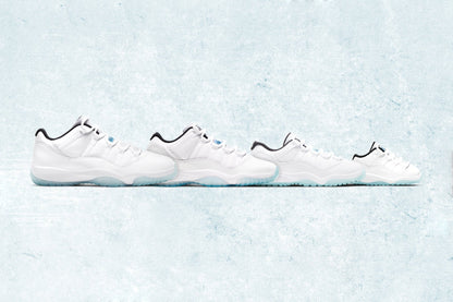 Air Jordan 11 Retro Low (PS) - White/Legend Blue